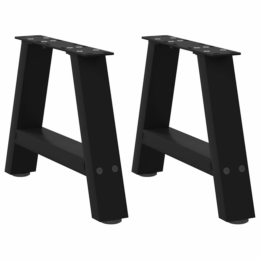 Couchtischbeine A-Form 2 Stk. 30x(30-31) cm Stahl