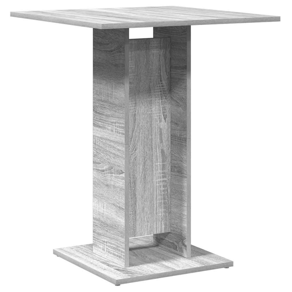 Bistrotisch Weiß 60x60x75 cm Holzwerkstoff