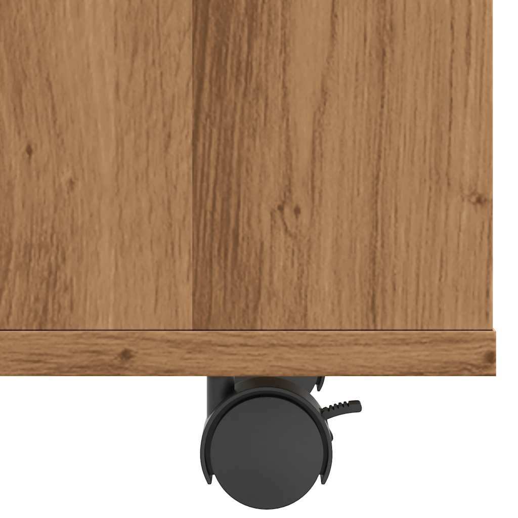 Beistelltisch Weiß 70x35x55 cm Holzwerkstoff