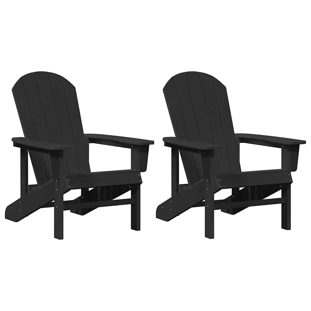 Gartenstuhl 2 pcs Weiß 82 x 74 x 92 cm Polyethylen