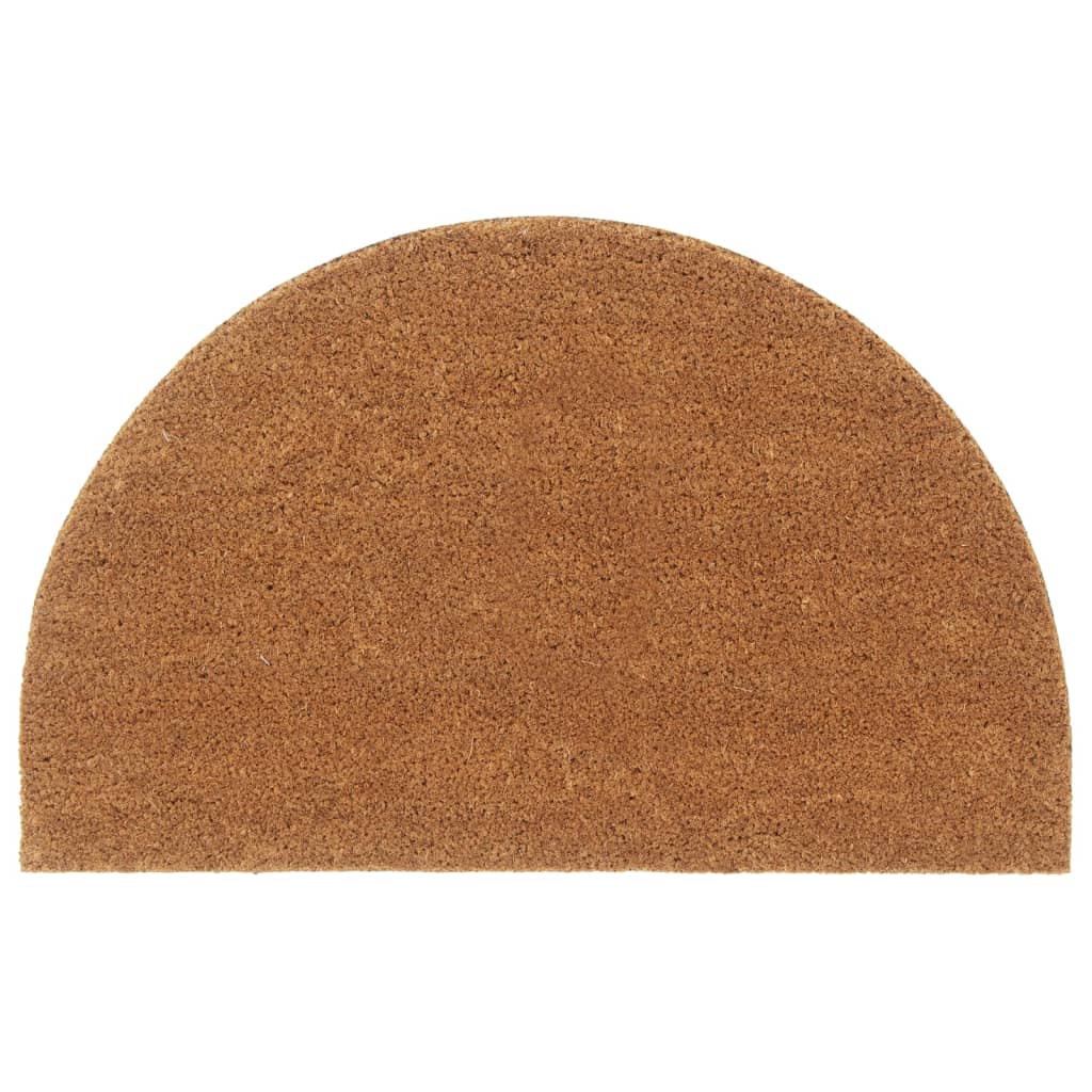 Fußmatte Natur Halbrund 40x60 cm Kokosfaser Getuftet
