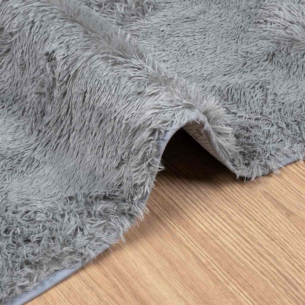 Teppich Shaggy Hochflor NAVARRA Beige 60x100 cm Polyester