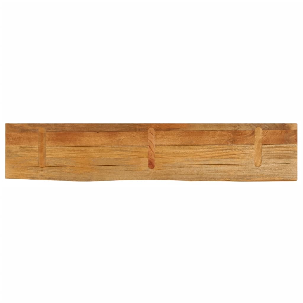 Wandregal 40x20x2,5 cm Rechteckig Massivholz Akazie Baumkante