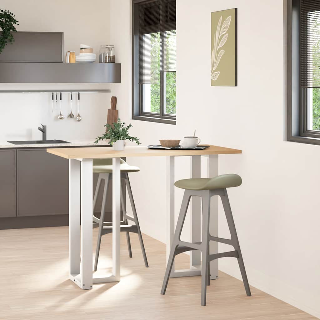 Couchtischbeine T-Form 2 Stk. Schwarz 30x25x(30-31) cm Stahl
