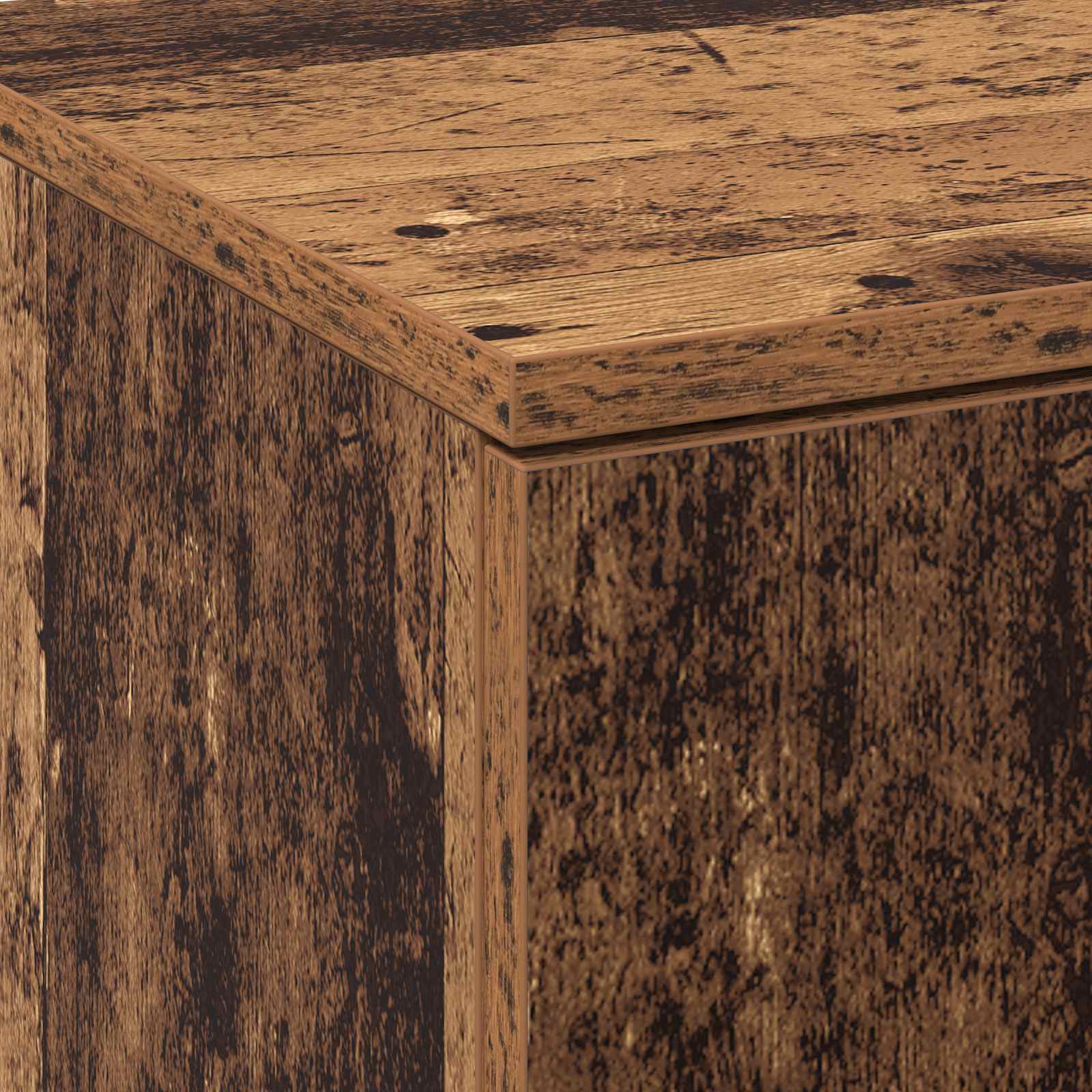 Highboard Weiß 70x35x180 cm Holzwerkstoff