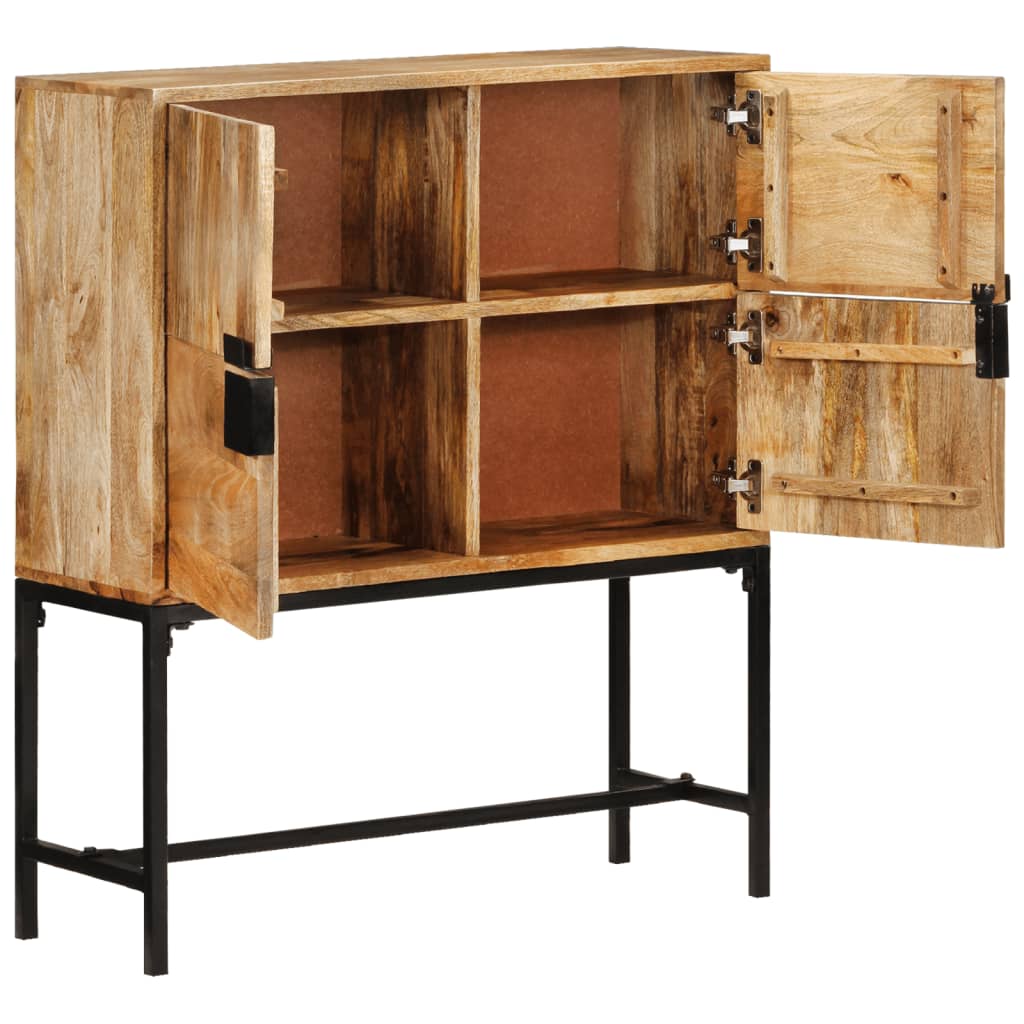 Highboard 80x30x100 cm Massivholz Mango
