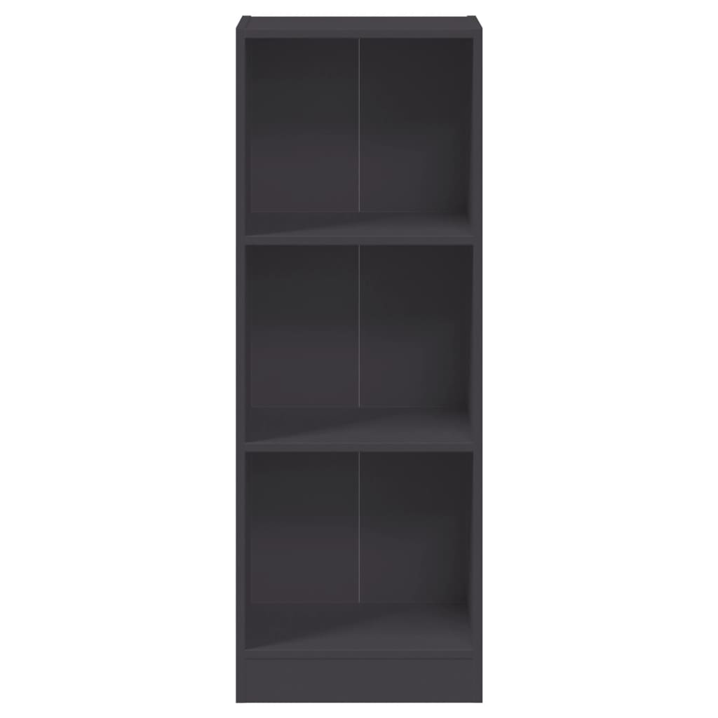 Bücherregal 3 Fächer Weiß 40x24x109 cm Holzwerkstoff