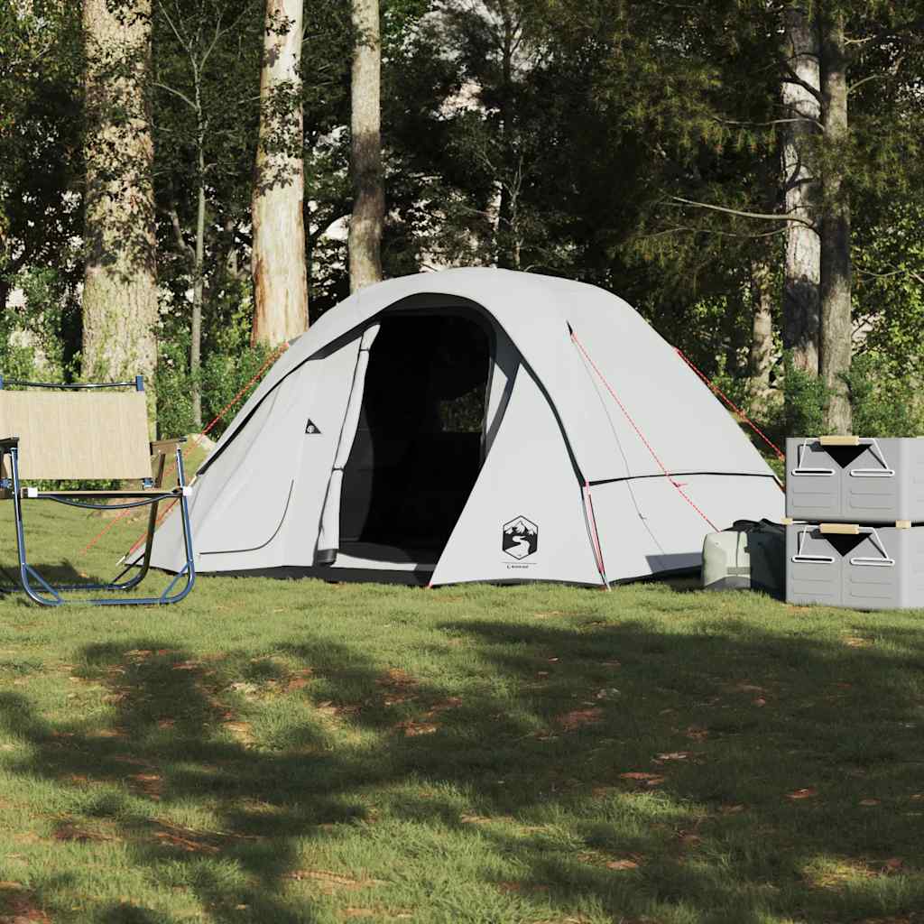 Campingzelt 4 Personen Grün Wasserdicht
