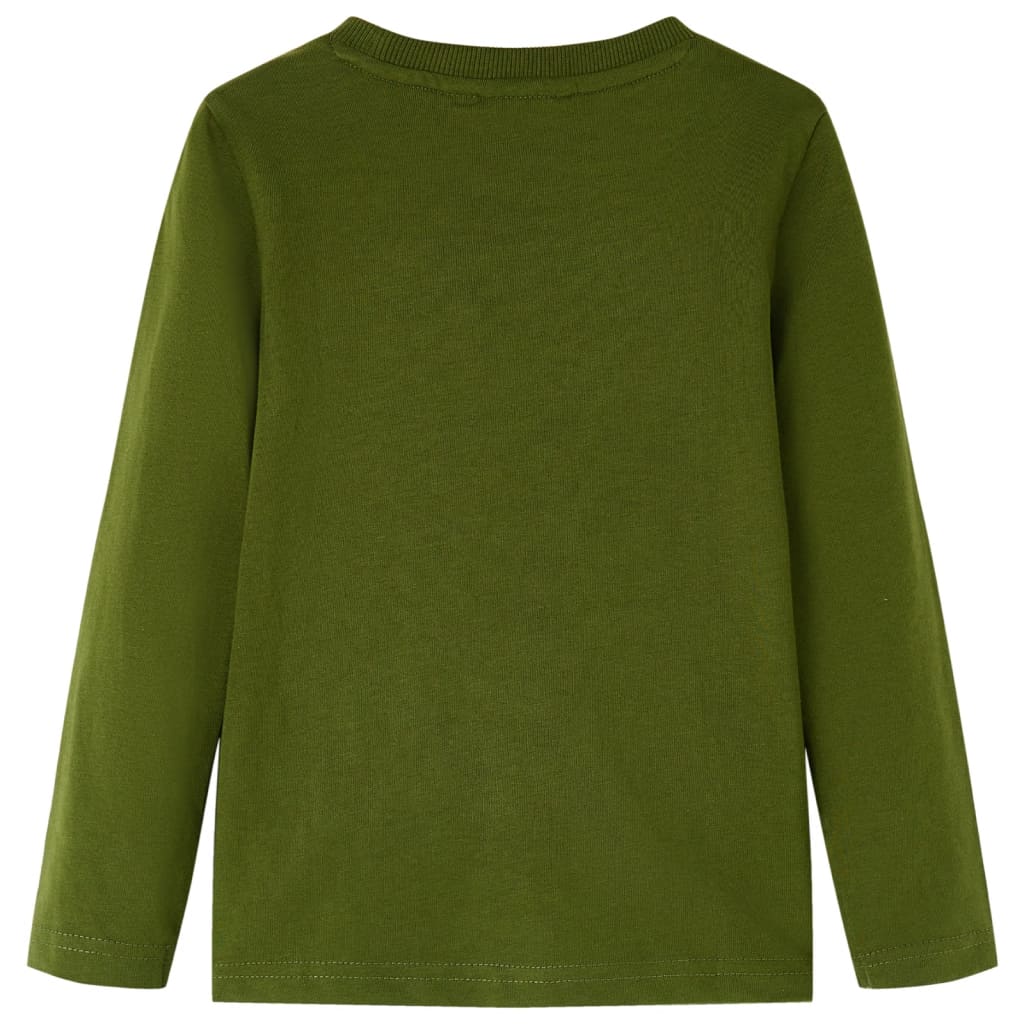 Kinder-Langarmshirt Marineblau 92