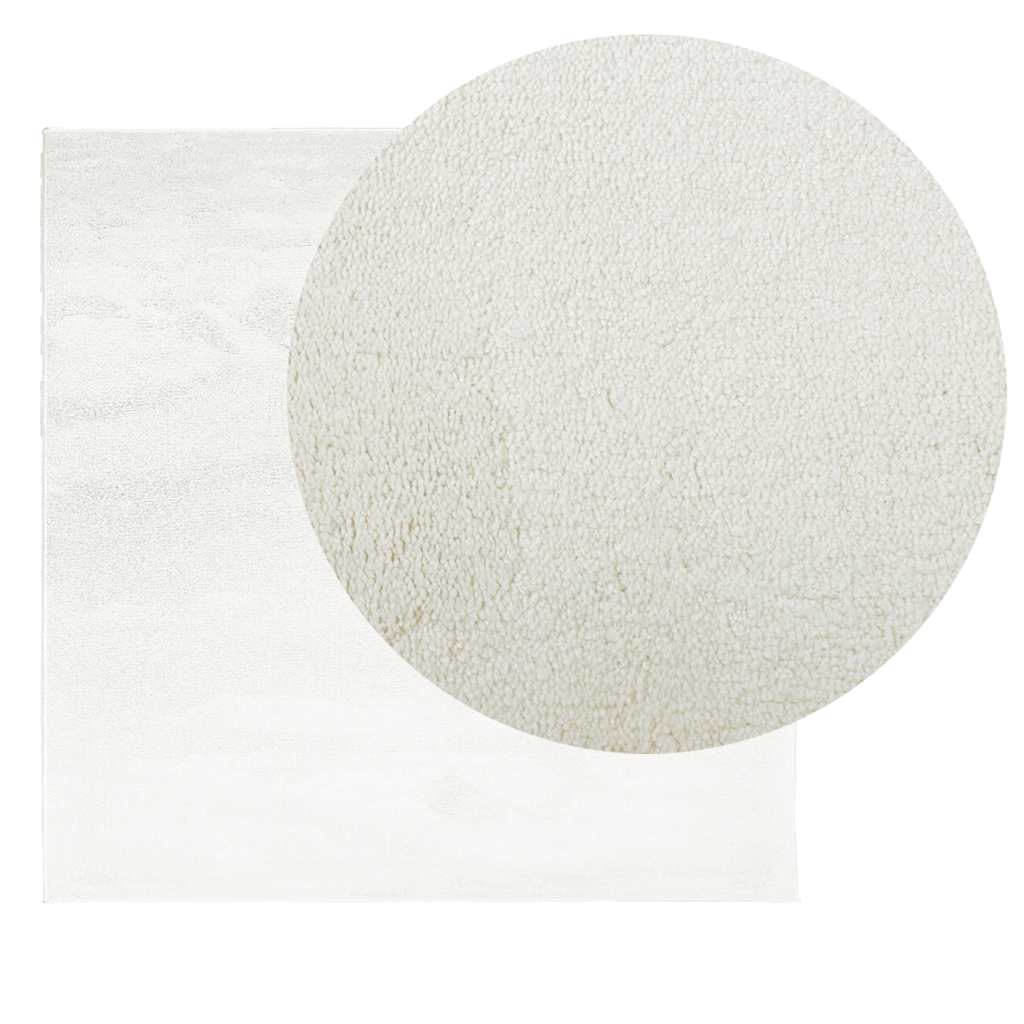 Teppich OVIEDO Kurzflor Anthrazit 120x120 cm