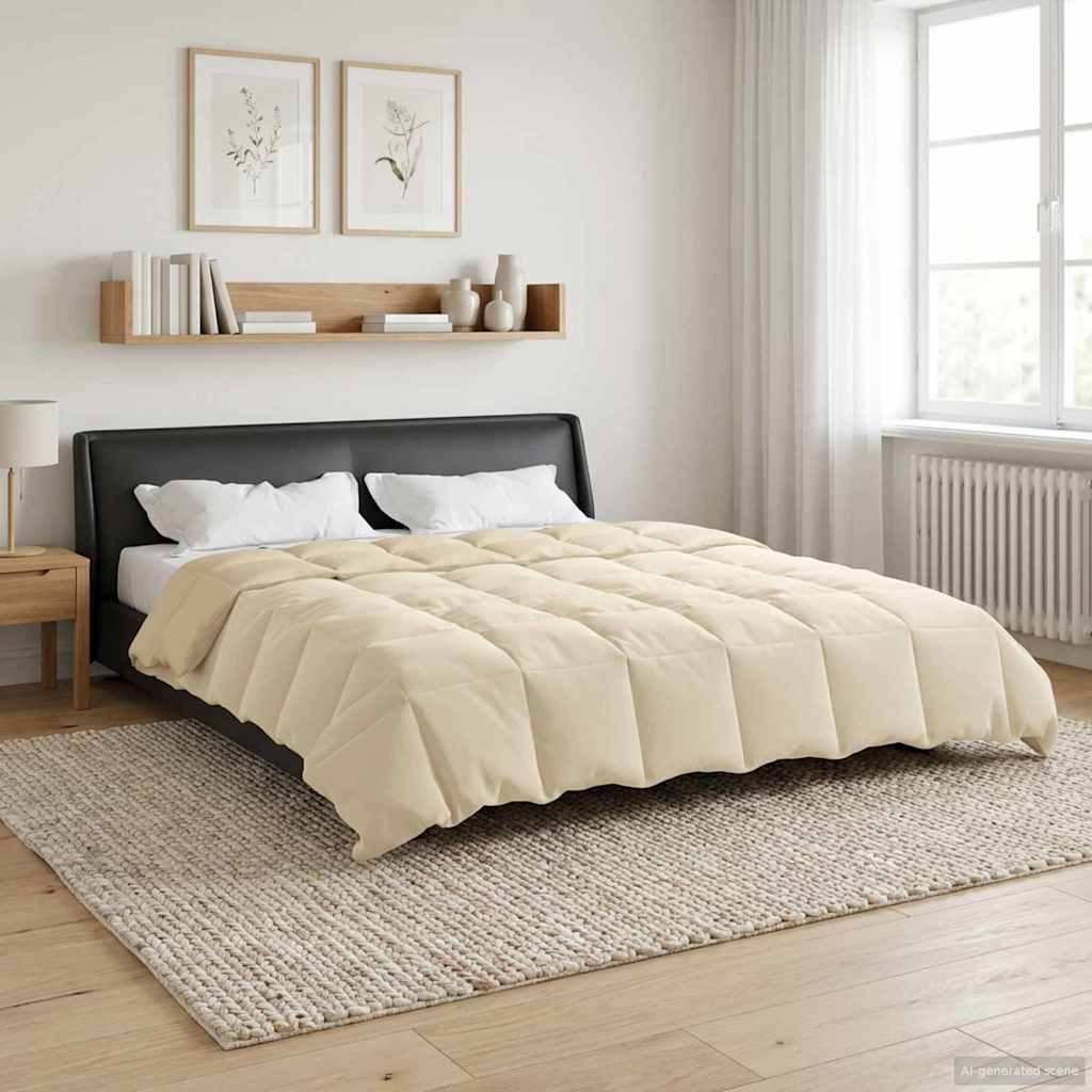 Ganzjahresbettdecke Anthrazit 135 x 200 cm Mikrofaser
