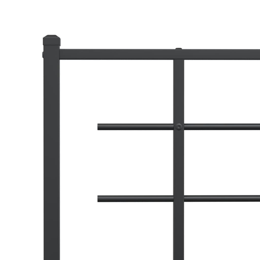 Ersatz-Kopfteil Metall Weiß 100 cm
