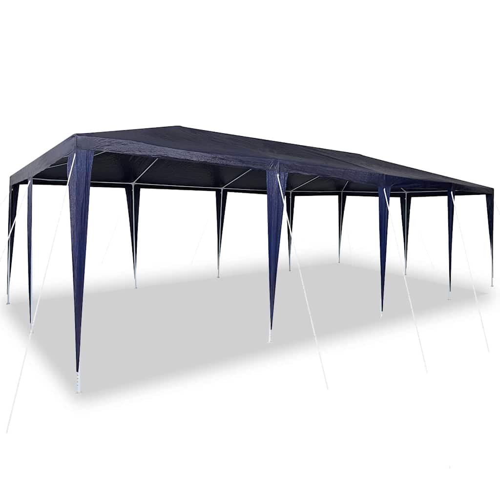 Party-Zelt Weiß 400 x 400 x 266 cm Polyethylen und Stahl