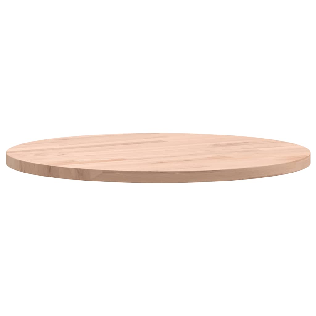 Tischplatte Ø30x1,5 cm Rund Massivholz Buche