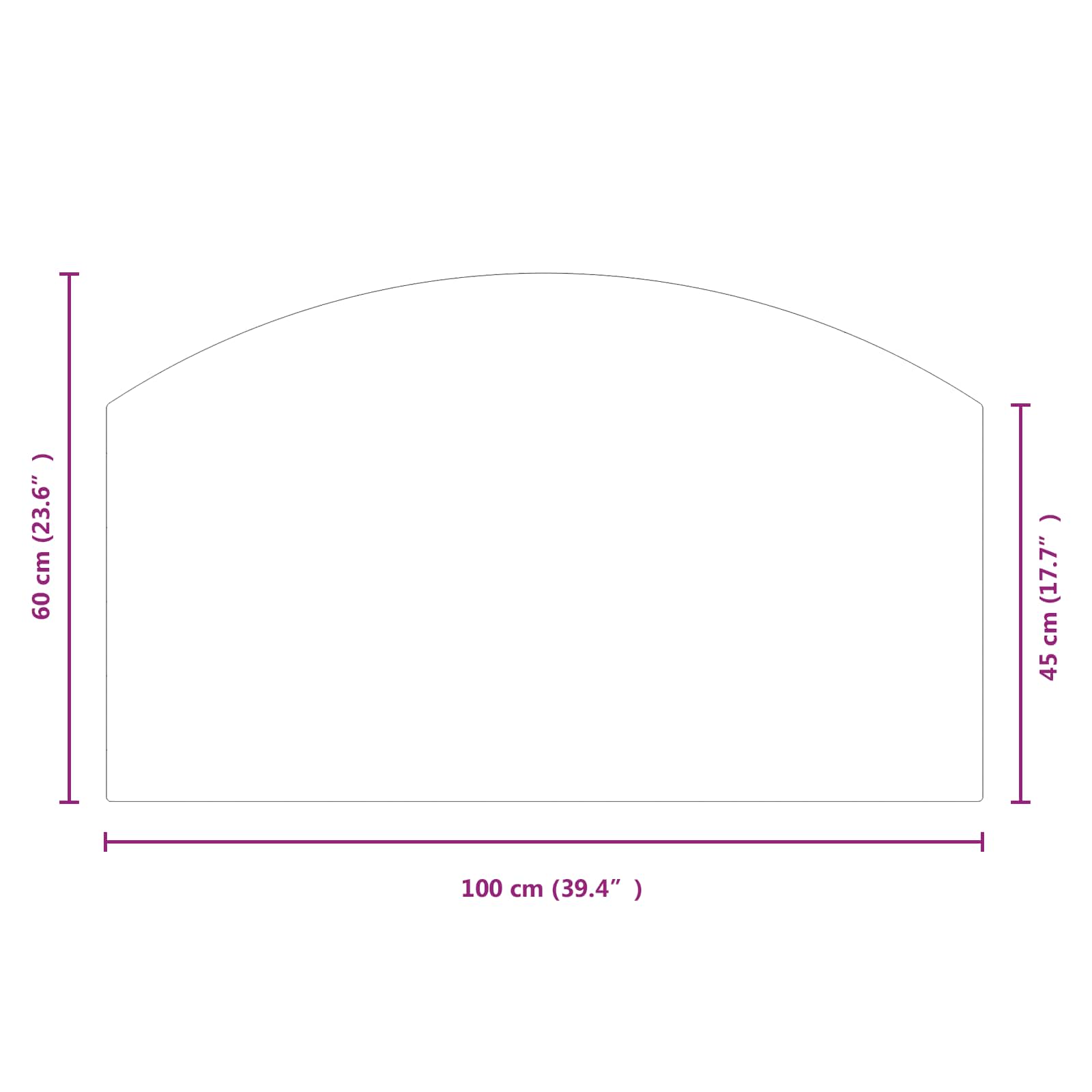 Feuerstelle Glasplatte Transparent 80 x 50 cm Glas