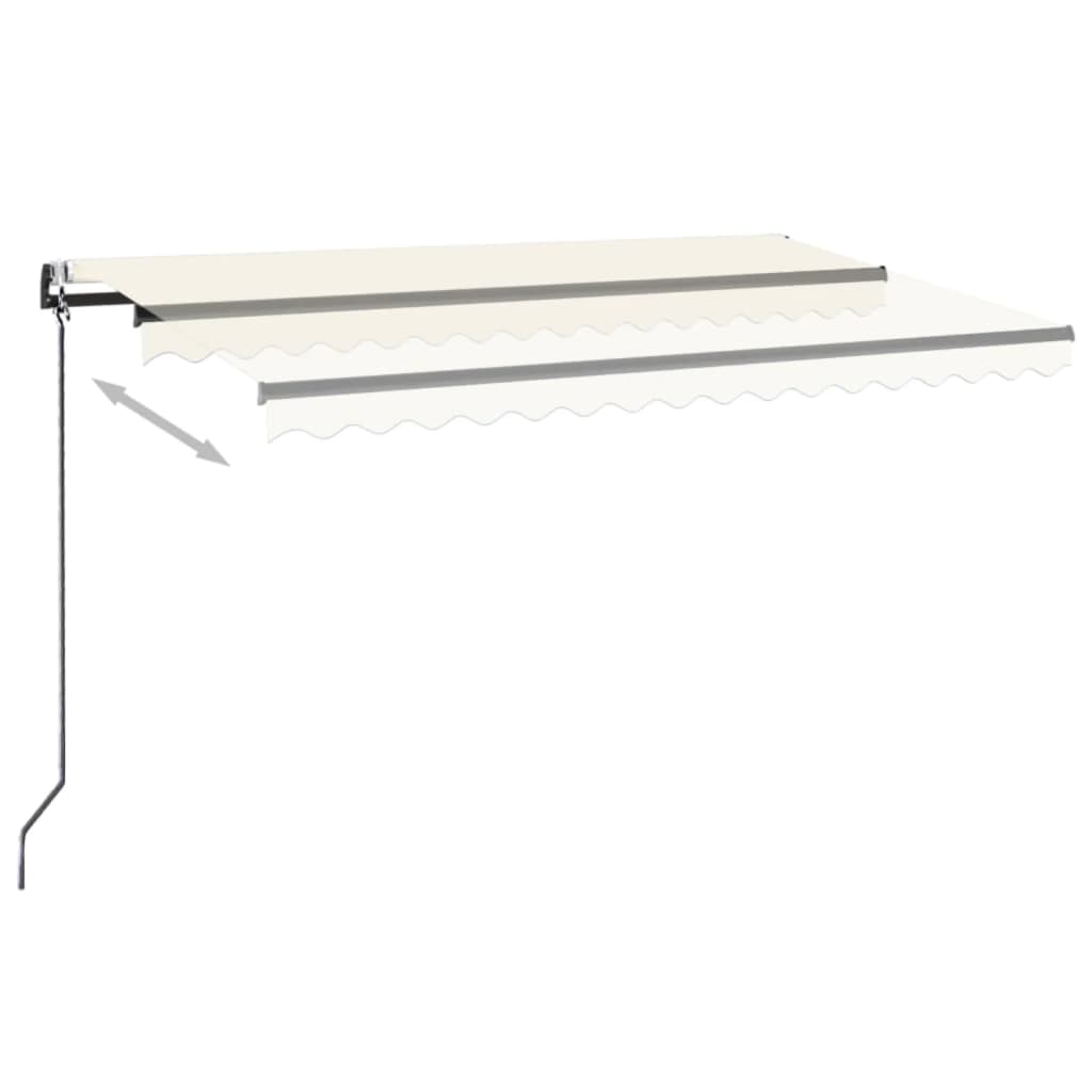 Markise Automatisch Einziehbar 350x250 cm Creme