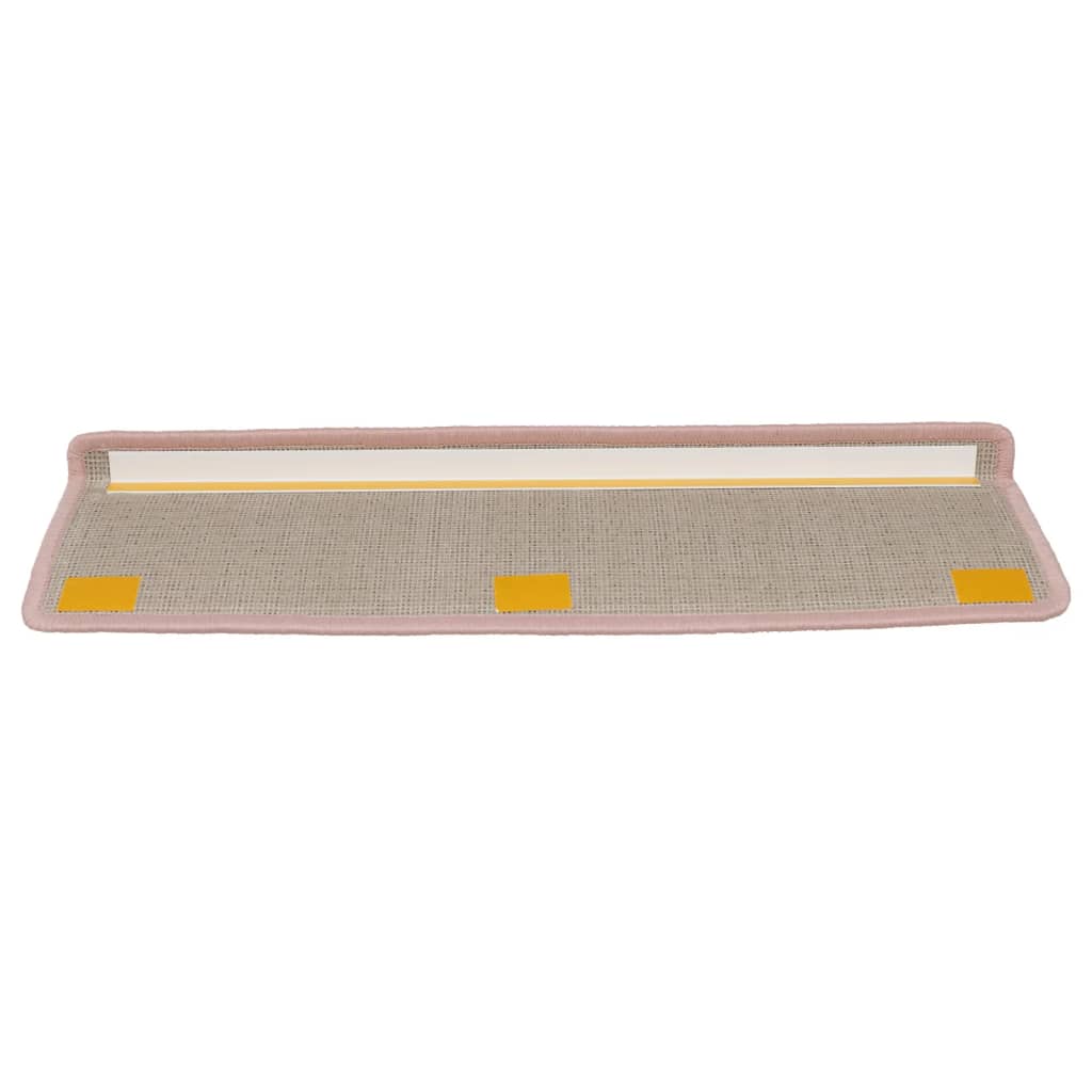 Stufenmatten 15 Stk. 65x21x4 cm Grau Rechteckiger Rand