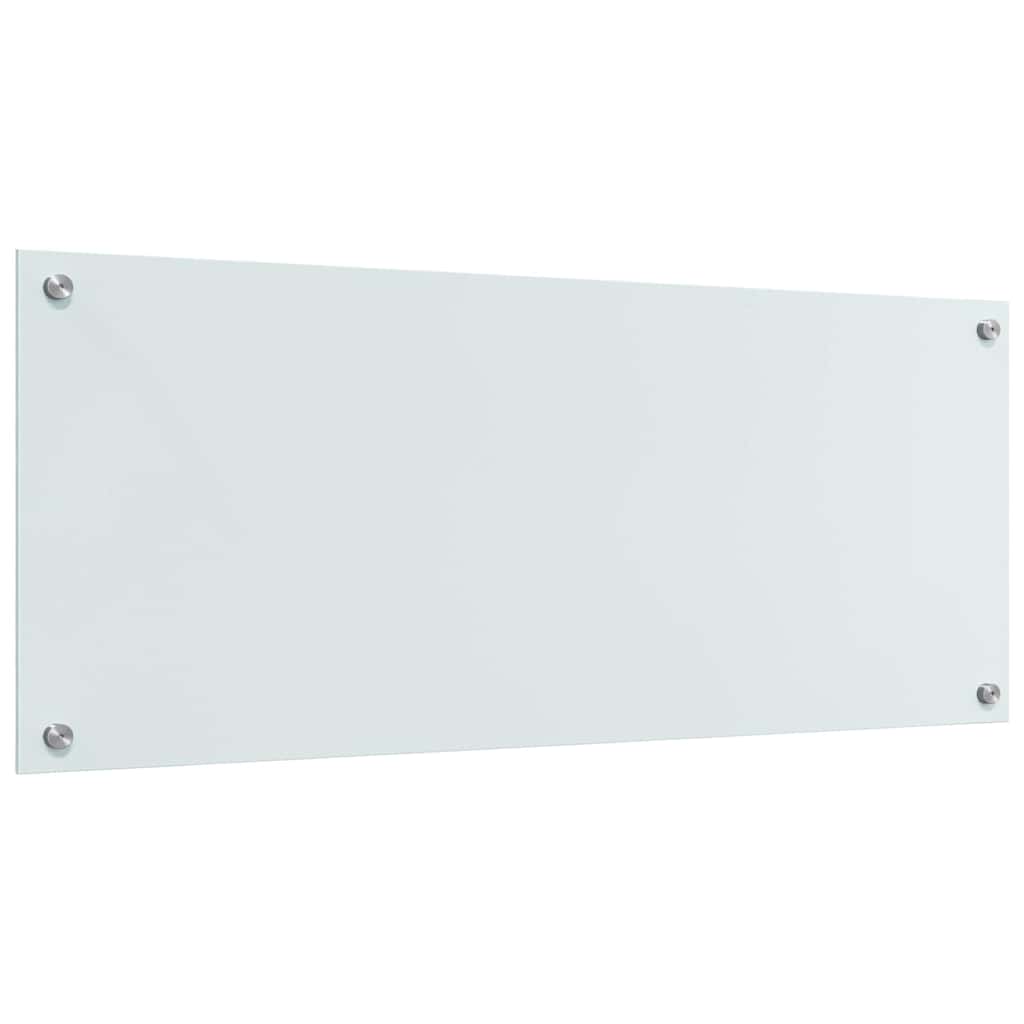 Küchenrückwand 2 pcs Weiß 70 x 40 cm Gehärtetes Glas