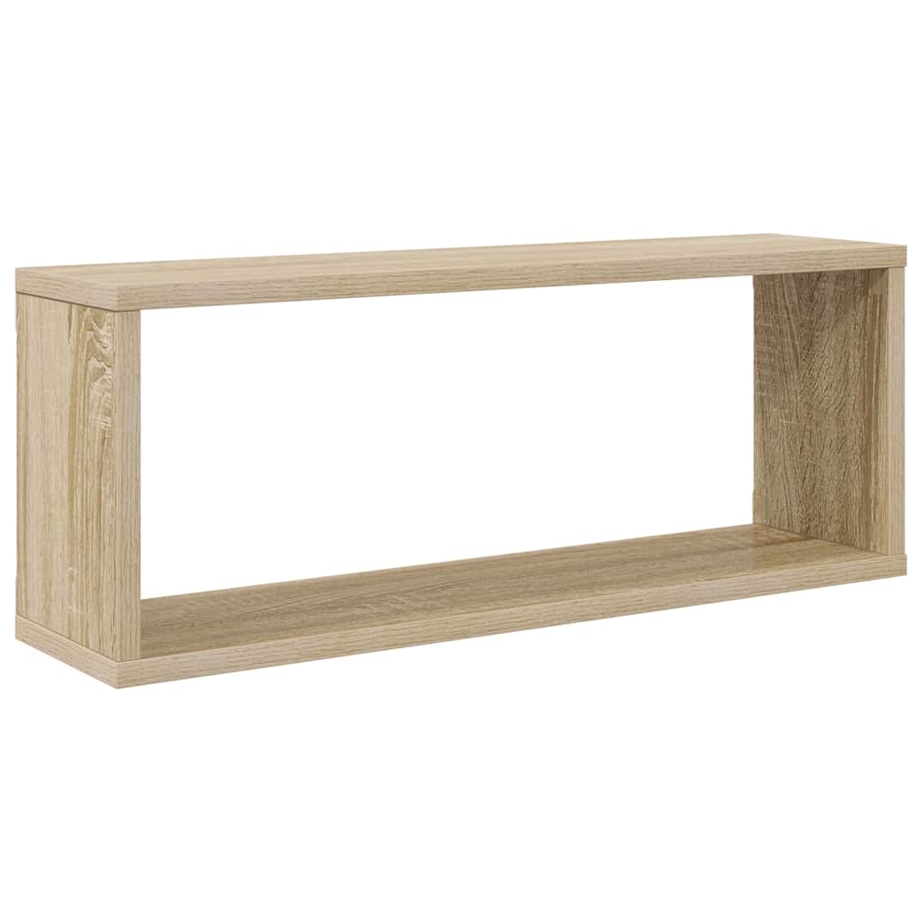Würfelregale 2 Stk. Weiß 30x15x30 cm