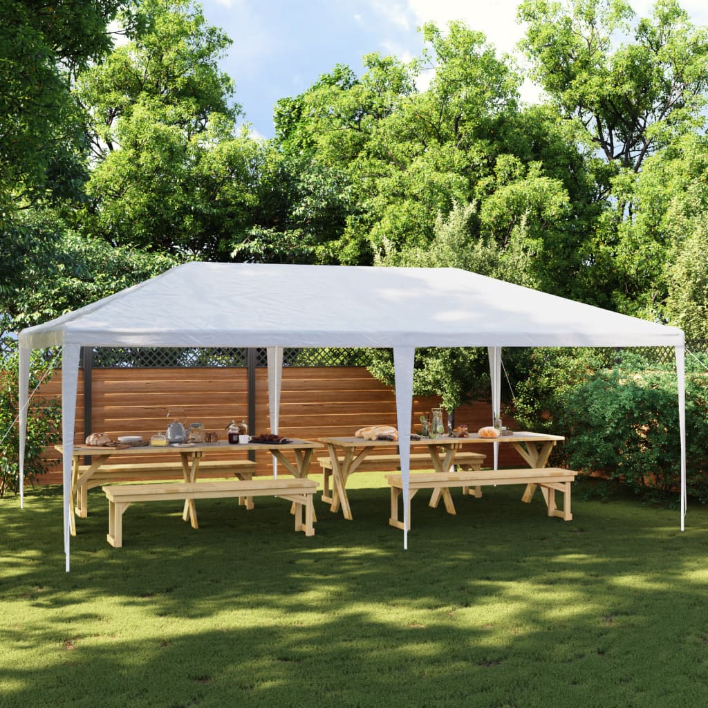 Party-Zelt 200 x 200 x 240 cm Rot PE und Stahl