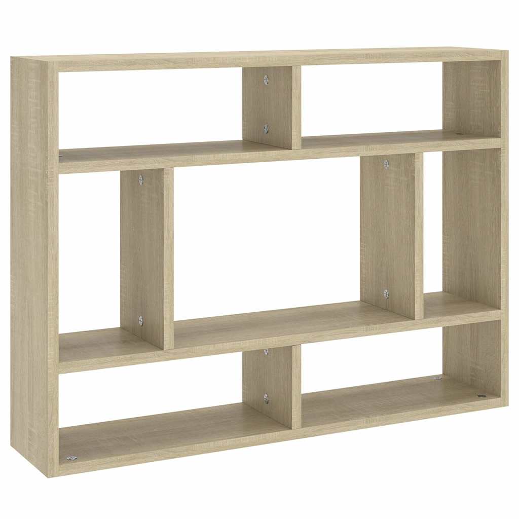 Wandregal Weiß 75x16x55 cm Holzwerkstoff