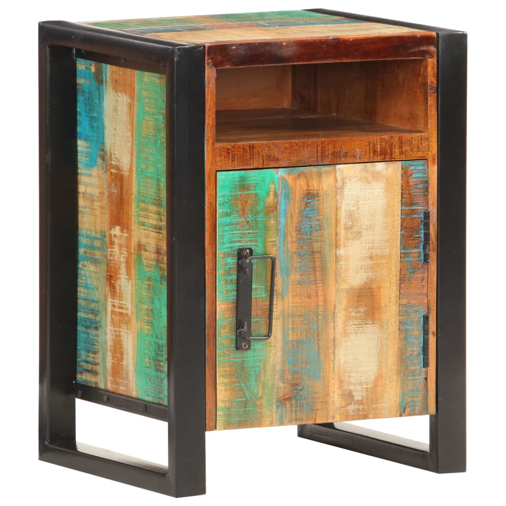 Nachttisch 40x35x55 cm Massivholz Mango