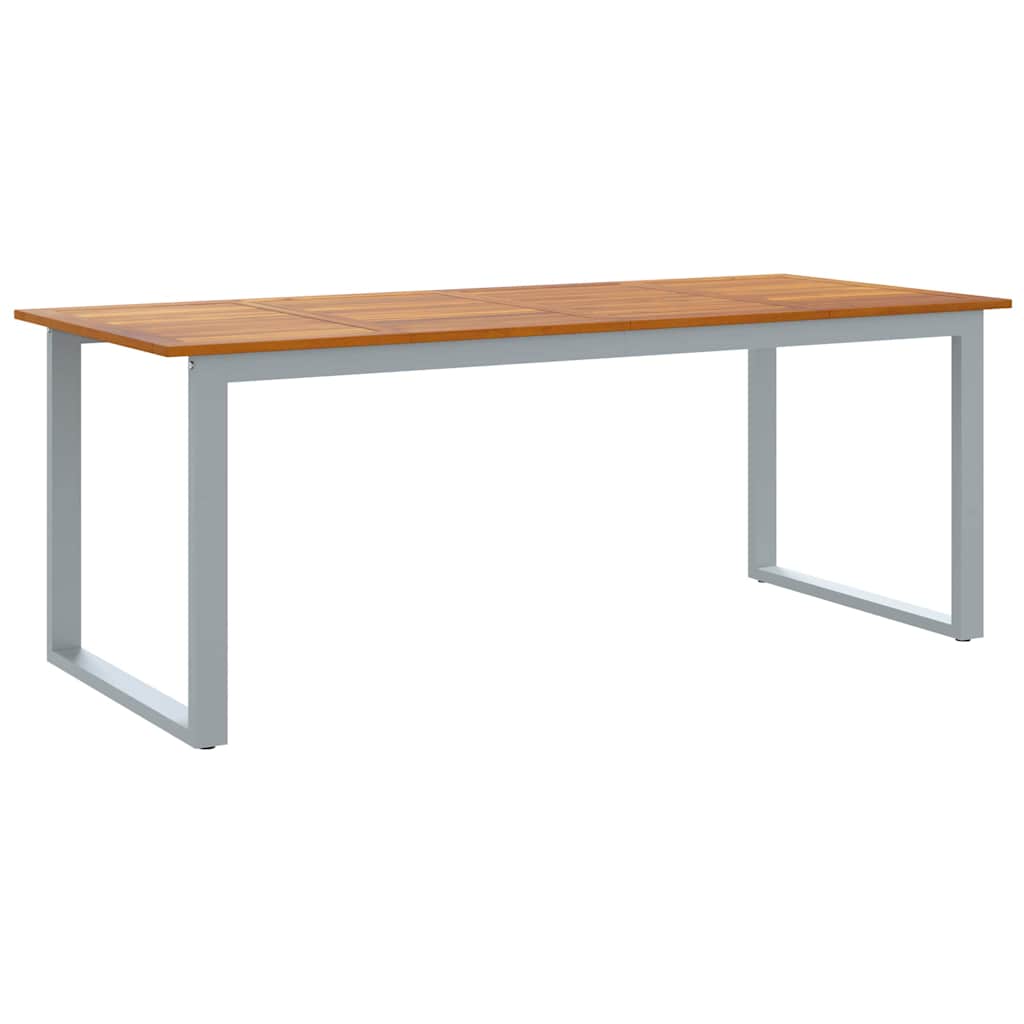 Garten Essgruppe 5 pcs Grau Massivholz Akazie