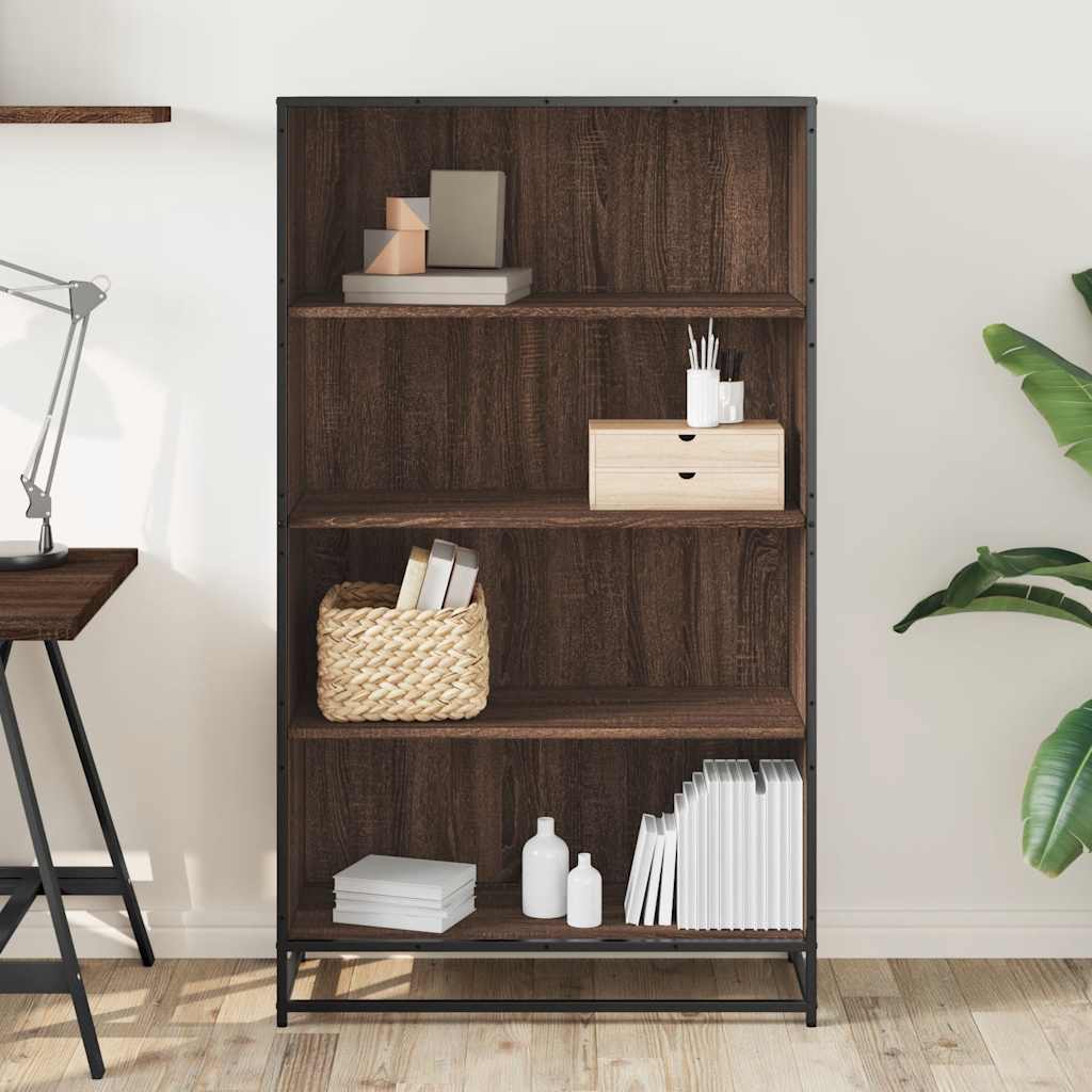 Bücherregal Schwarz 60x35x139 cm Holzwerkstoff