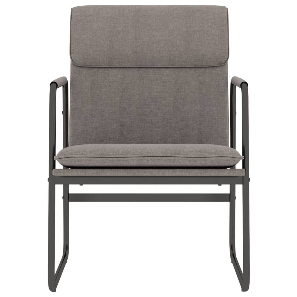 Loungesessel Hellgrau 55x64x80 cm Stoff