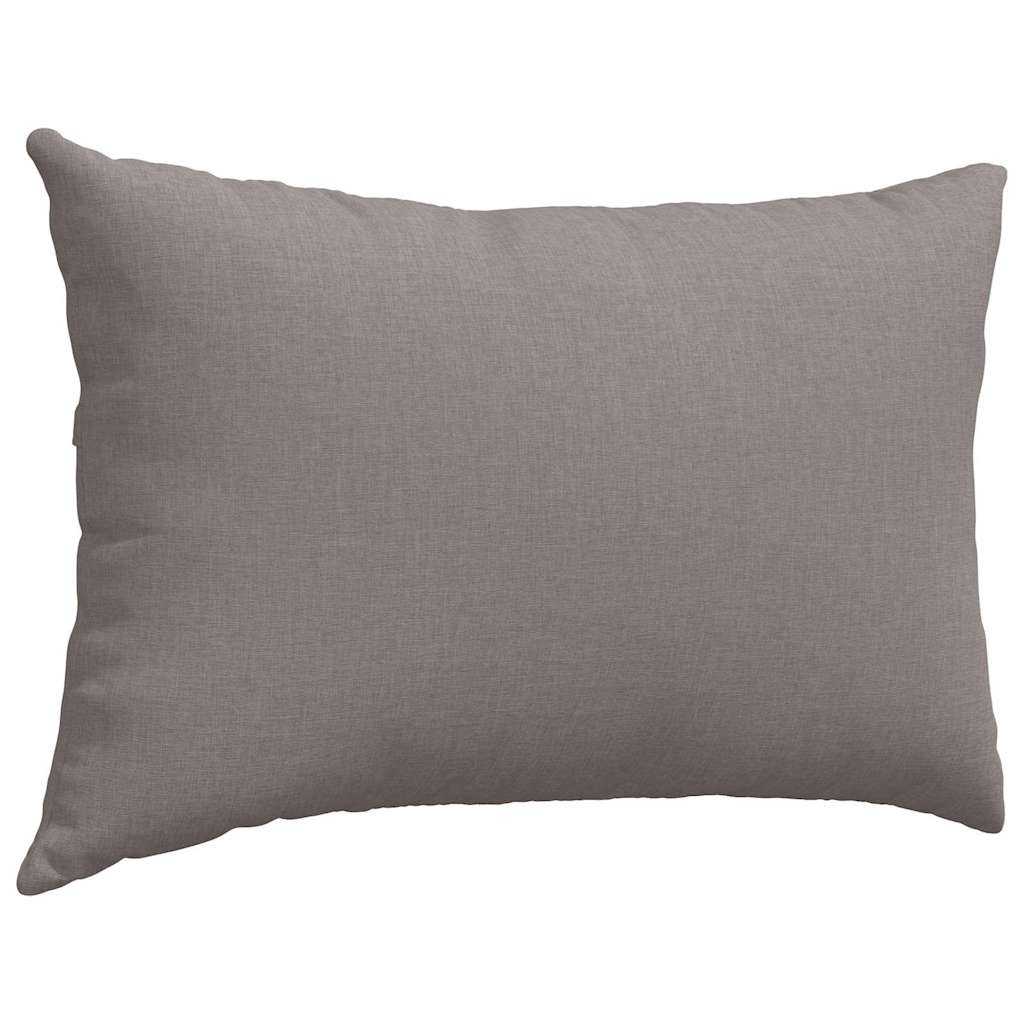Sofakissen 2 pcs Hellgrau 50 x 30 cm Stoff