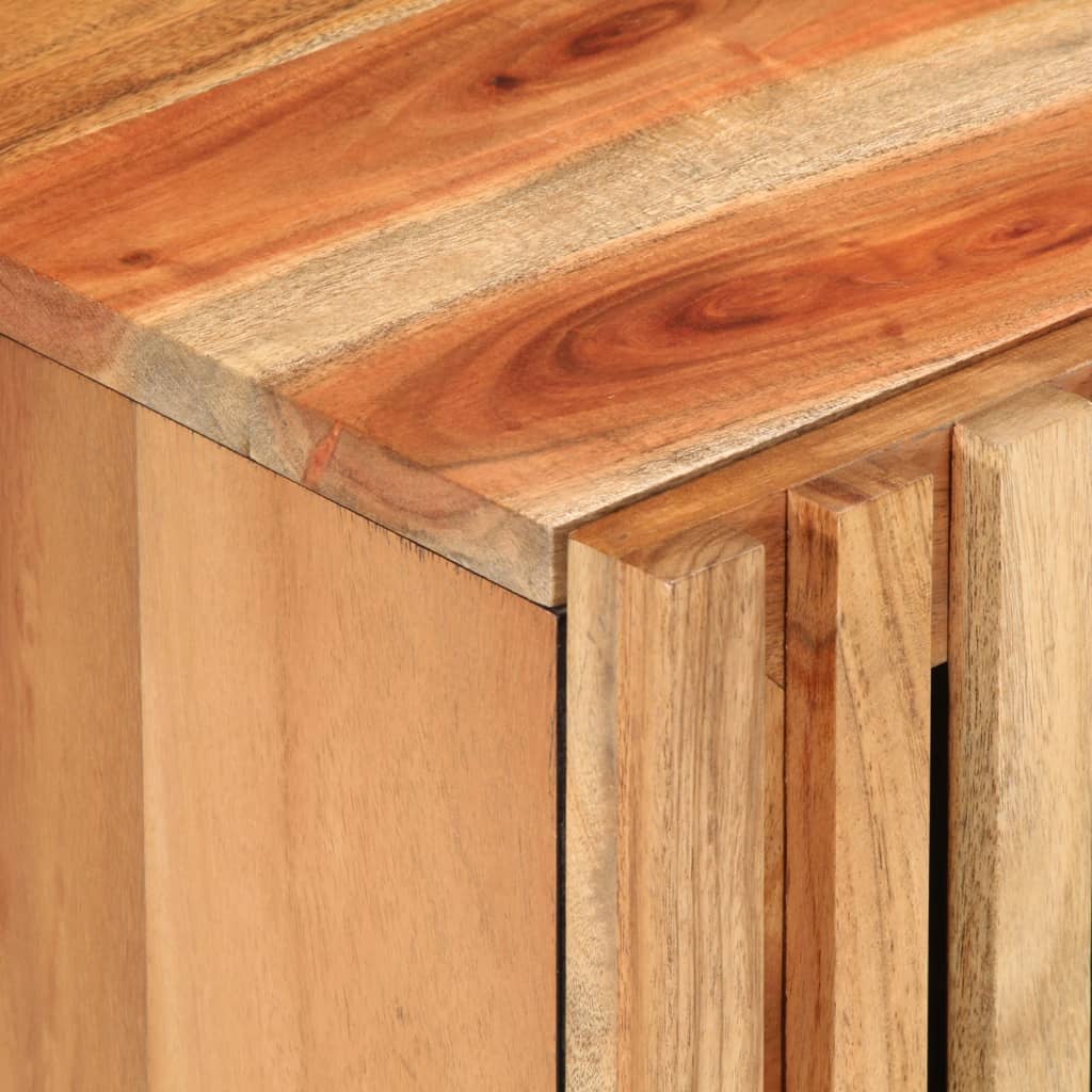 Nachttisch 40x34x46 cm Raues Mangoholz