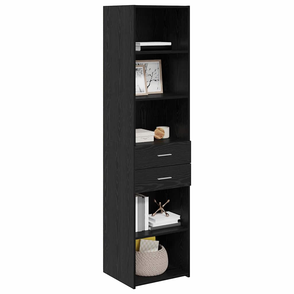 Highboard Altholz 45 x 42,5 x 185 cm Holzwerkstoff