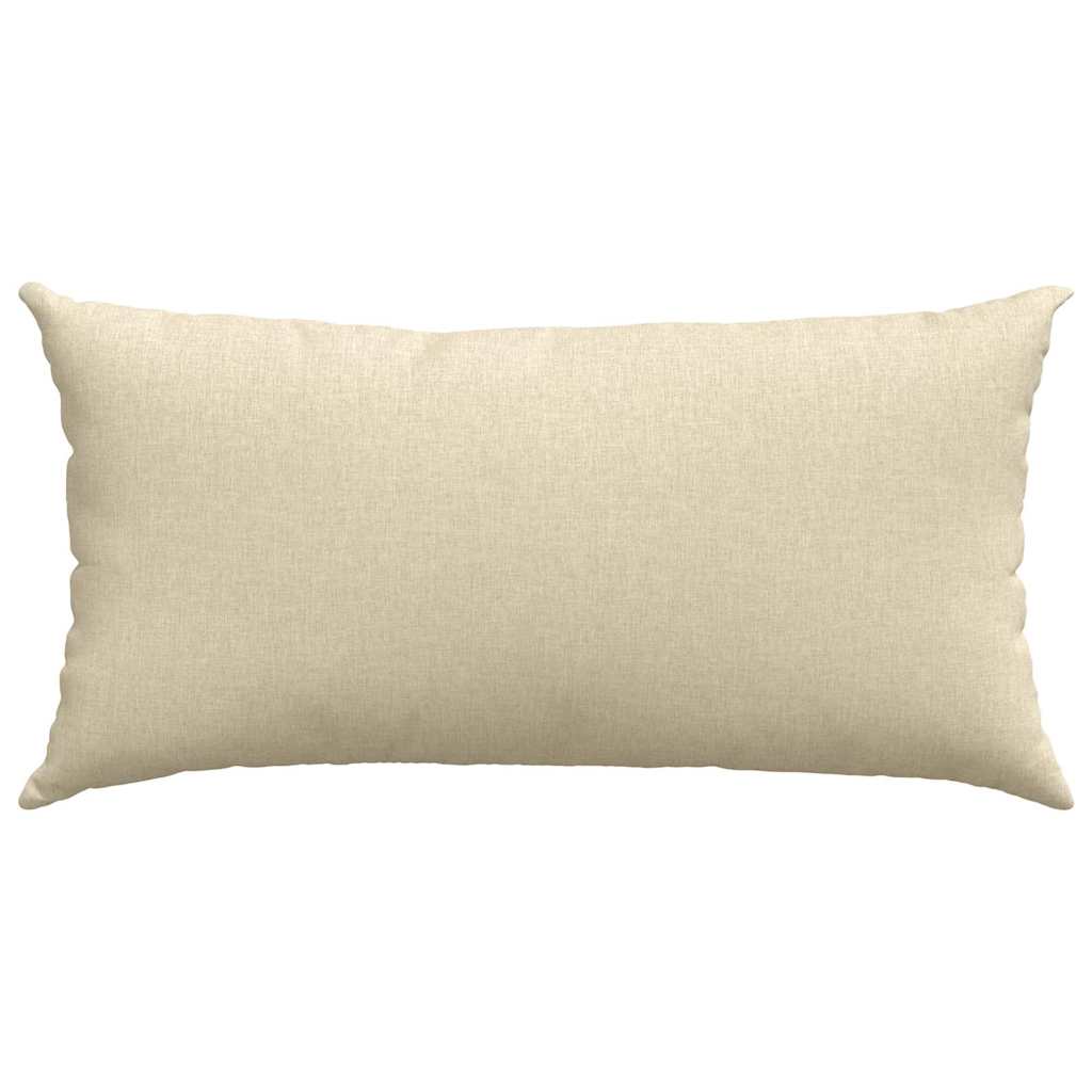 Sofakissen 2 pcs Hellgrau 50 x 30 cm Stoff