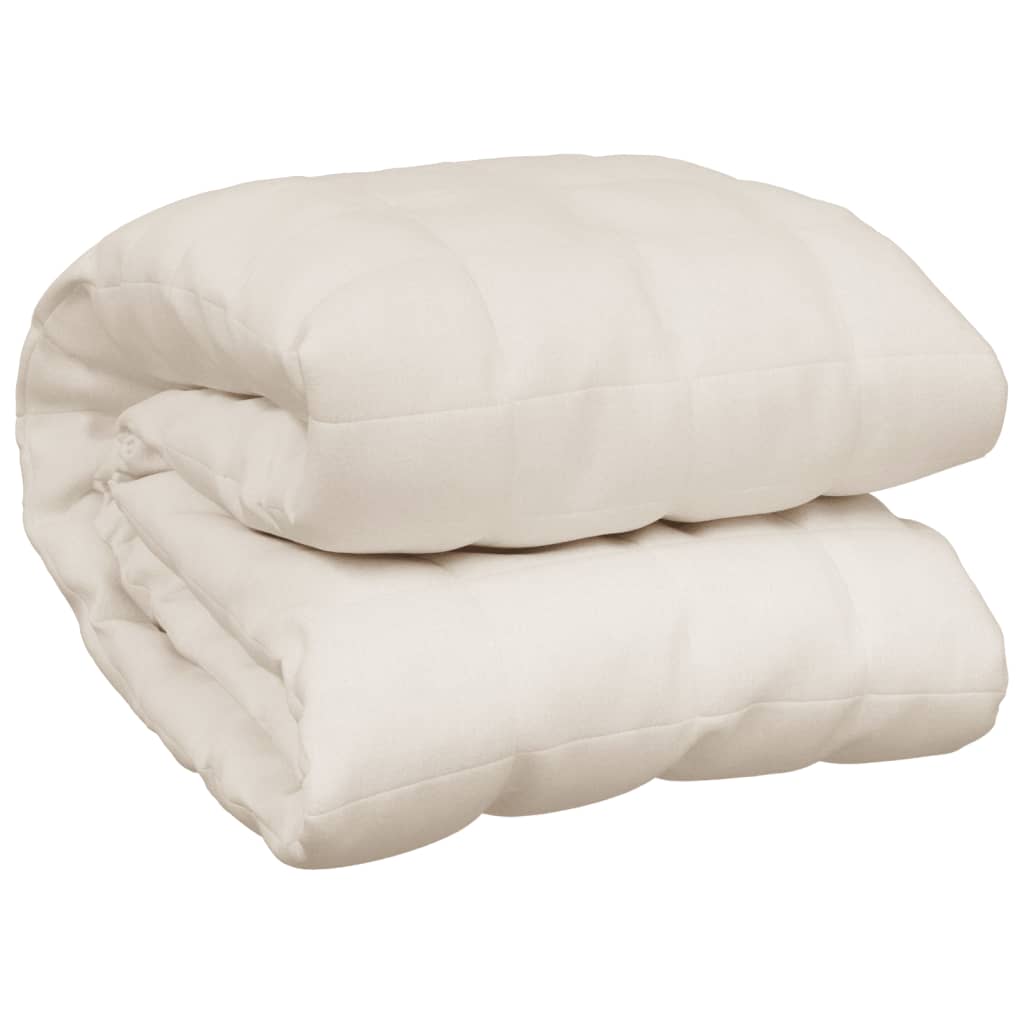 Gewichtsdecke Grau 122x183 cm 5 kg Stoff