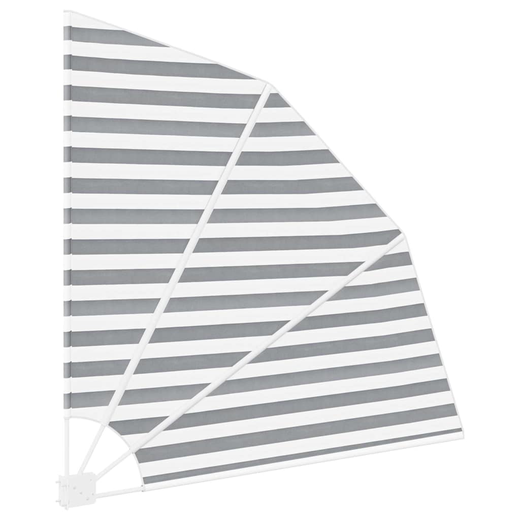 Faltbarer Balkonfächer Grau 210×210 cm
