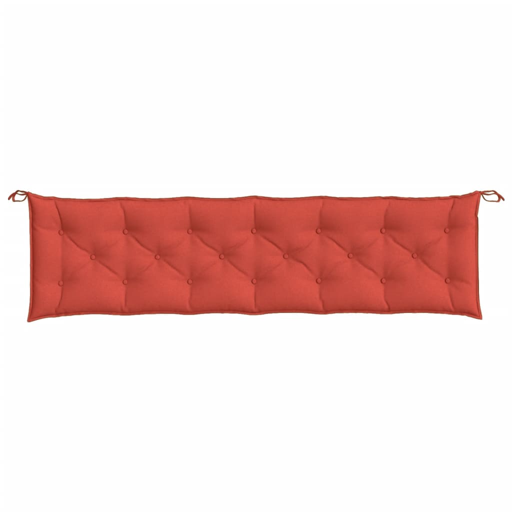 Gartenbank-Auflagen 2 Stk. Melange Anthrazit 100x50x7 cm Stoff