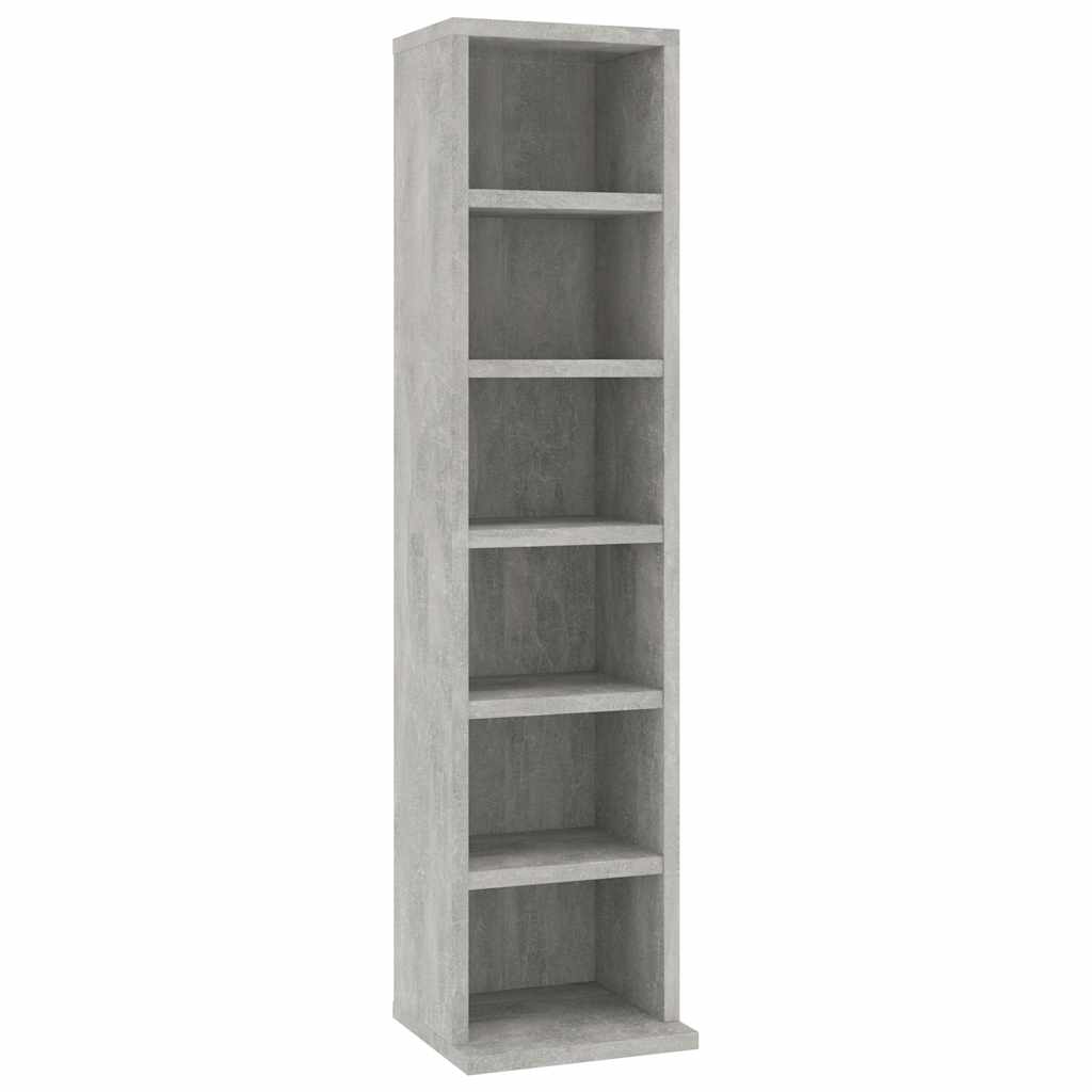 CD-Schrank Weiß 21x20x88 cm Holzwerkstoff