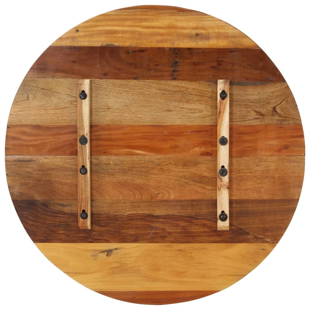 Tischplatte Massivholz Akazie Rund 15-16 mm 40 cm