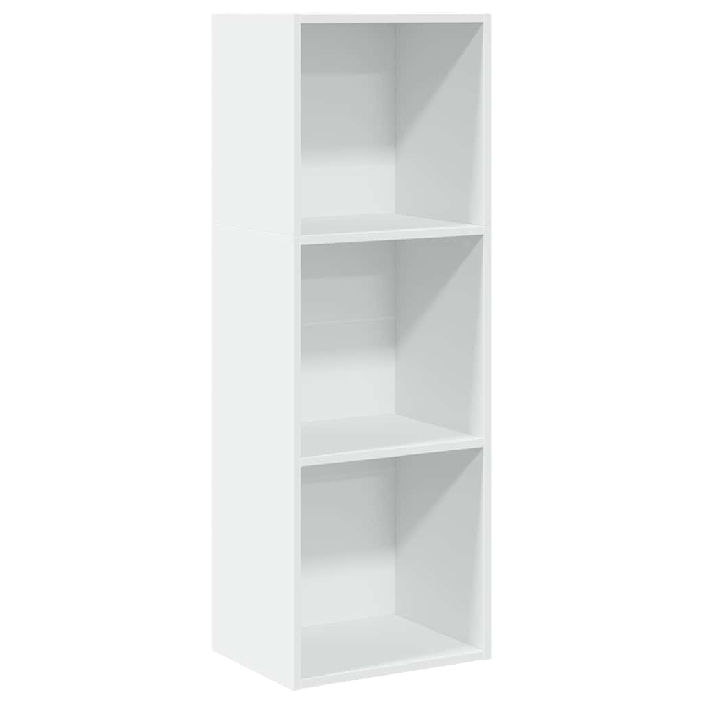 Bücherregal Weiß 80x30x189 cm Holzwerkstoff