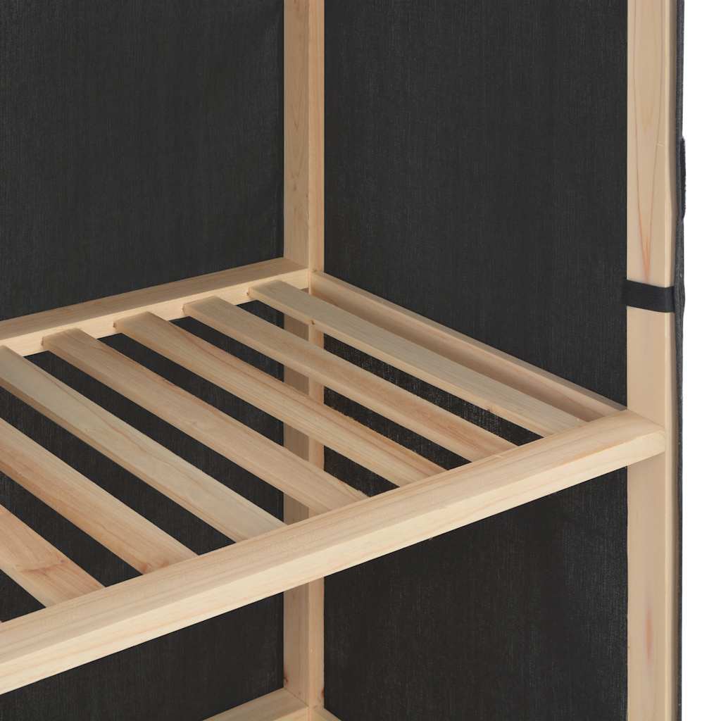 Kleiderschrank mit 3 Ebenen 79 x 40 x 170 cm