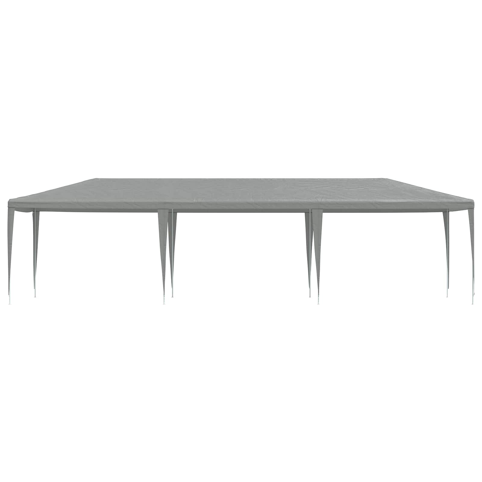 Partyzelt 400 x 300 x 255 cm Rot PE und Stahl
