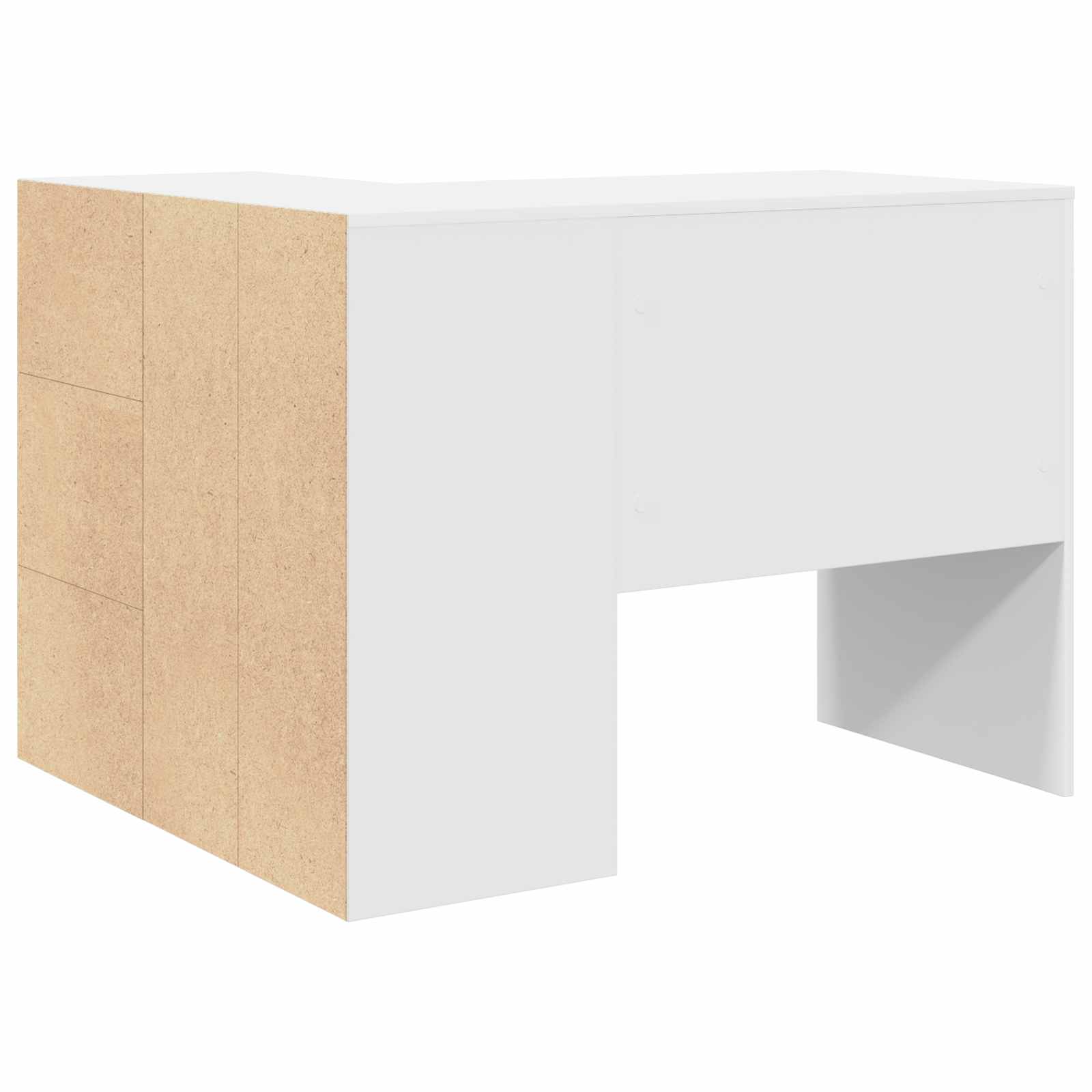 Eck-Schreibtisch Schwarz Eichen-Optik 102 x 88 x 75 cm
