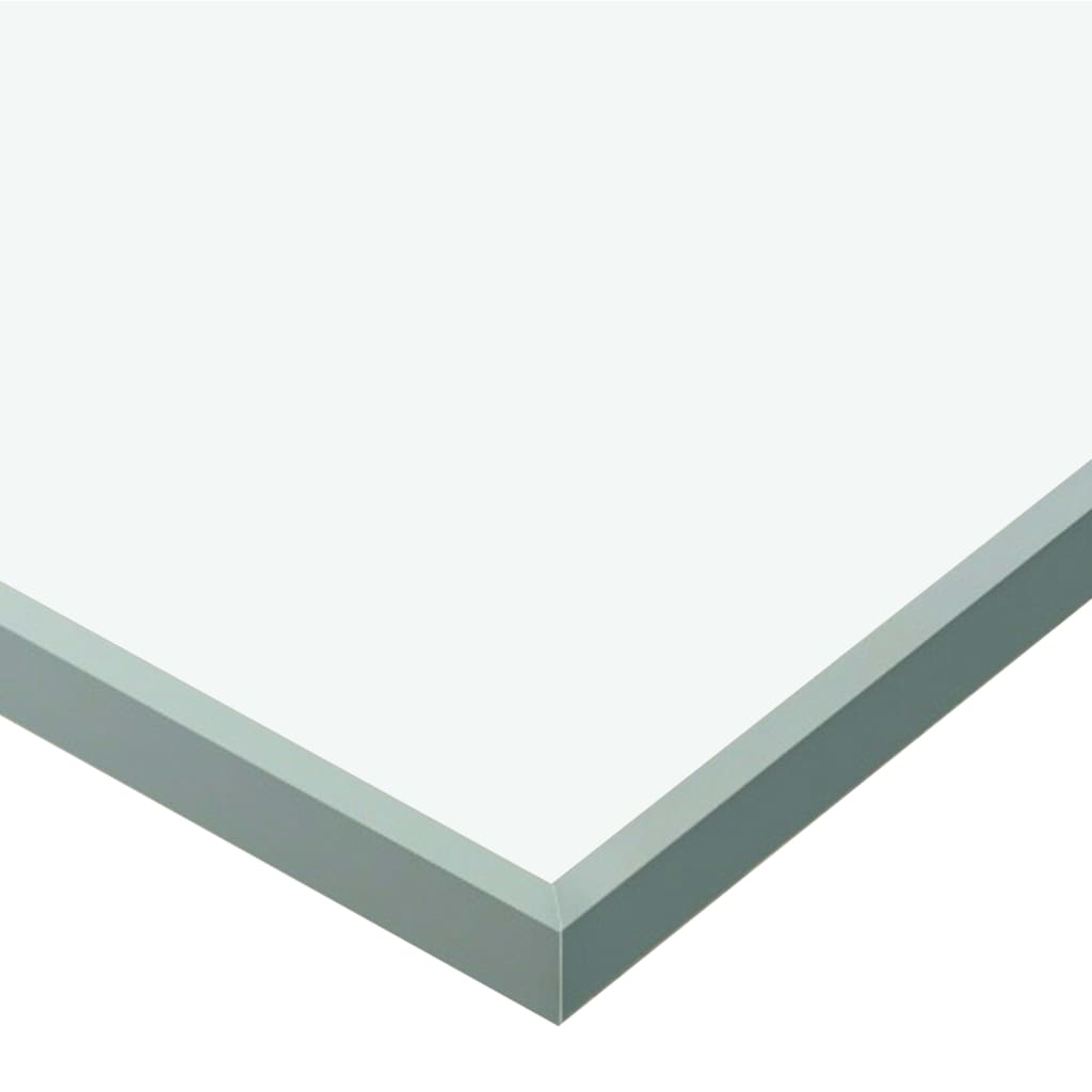 Schiebetür ESG-Glas und Aluminium 90x212 cm Silbern