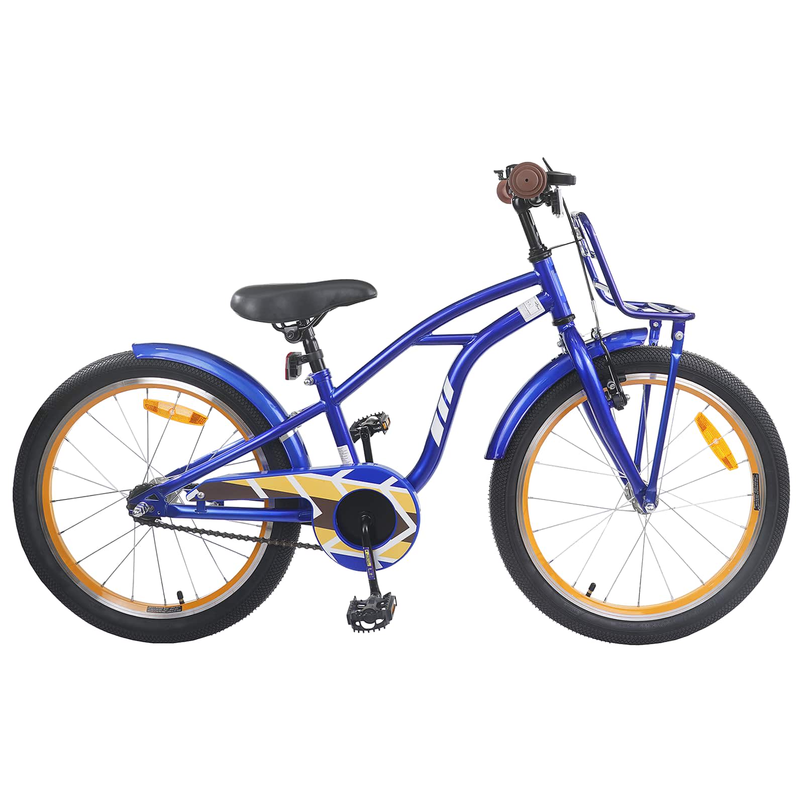 Kinderfahrrad 16 Zoll für 4-6 Jahre alt Schwarz