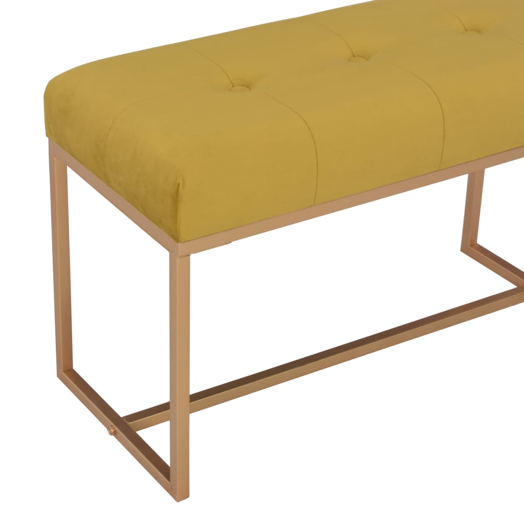 Bank 80 cm Grün Samt