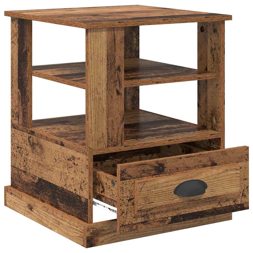 Beistelltisch Weiß 50x50x60 cm Holzwerkstoff