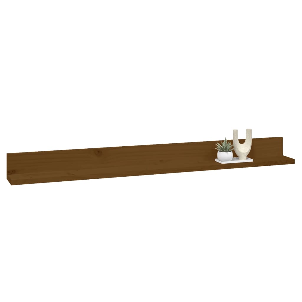 Wandregale 2 Stk. 50x11x9 cm Massivholz Kiefer