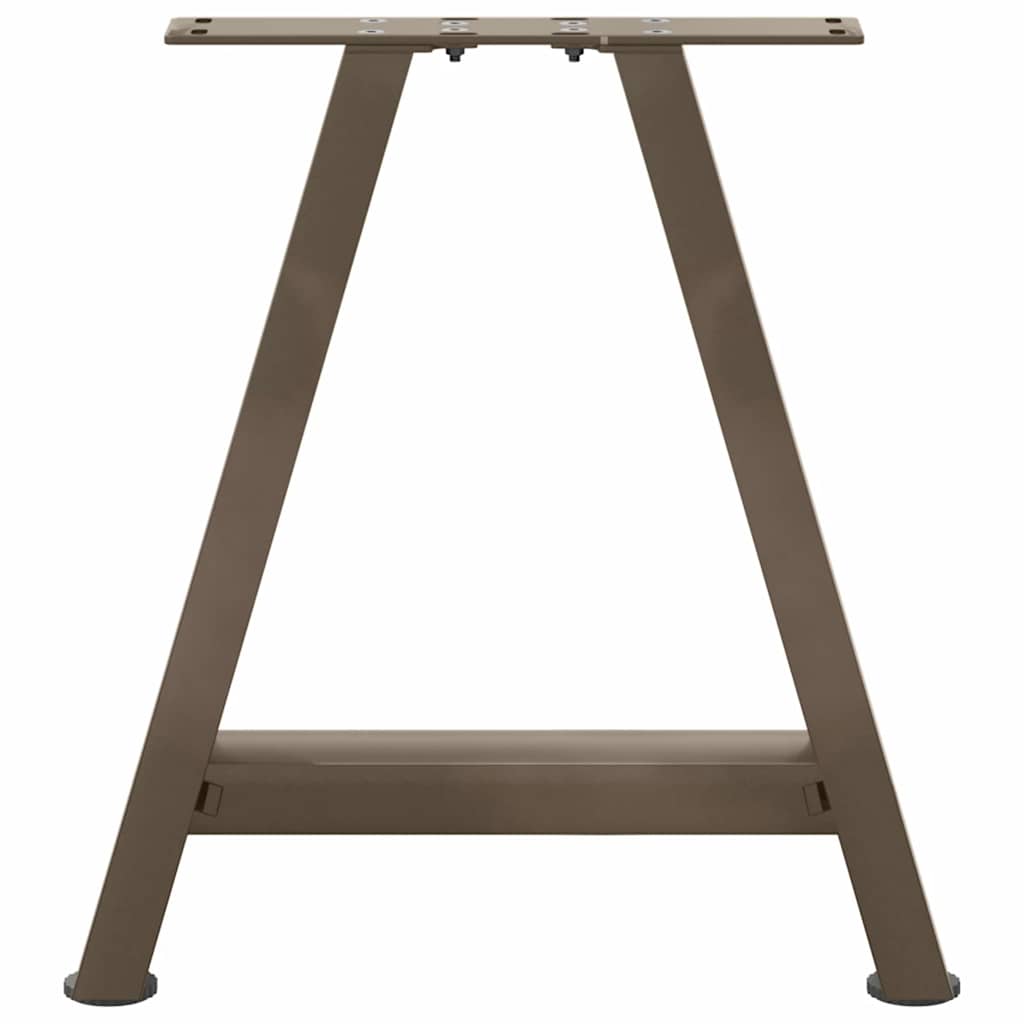Couchtischbeine A-Form 2 Stk. 30x(30-31) cm Stahl
