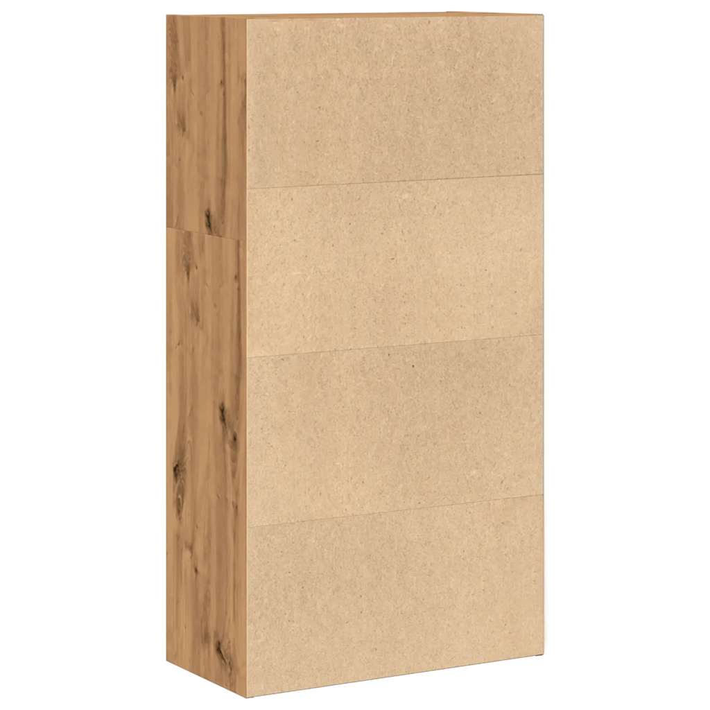 Bücherregal Weiß 80x30x189 cm Holzwerkstoff