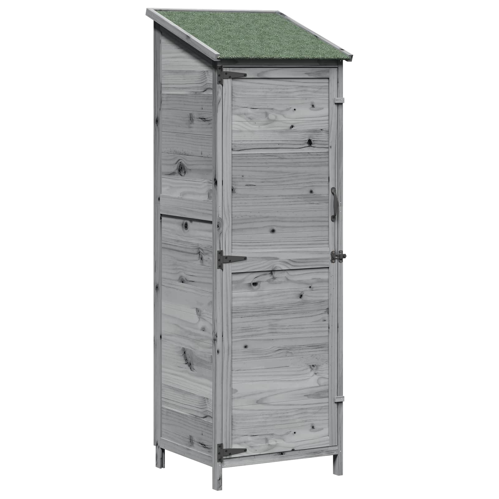 Gartenschuppen Natur 59 x 56 x 113,5 cm Massivholz aus Fichte